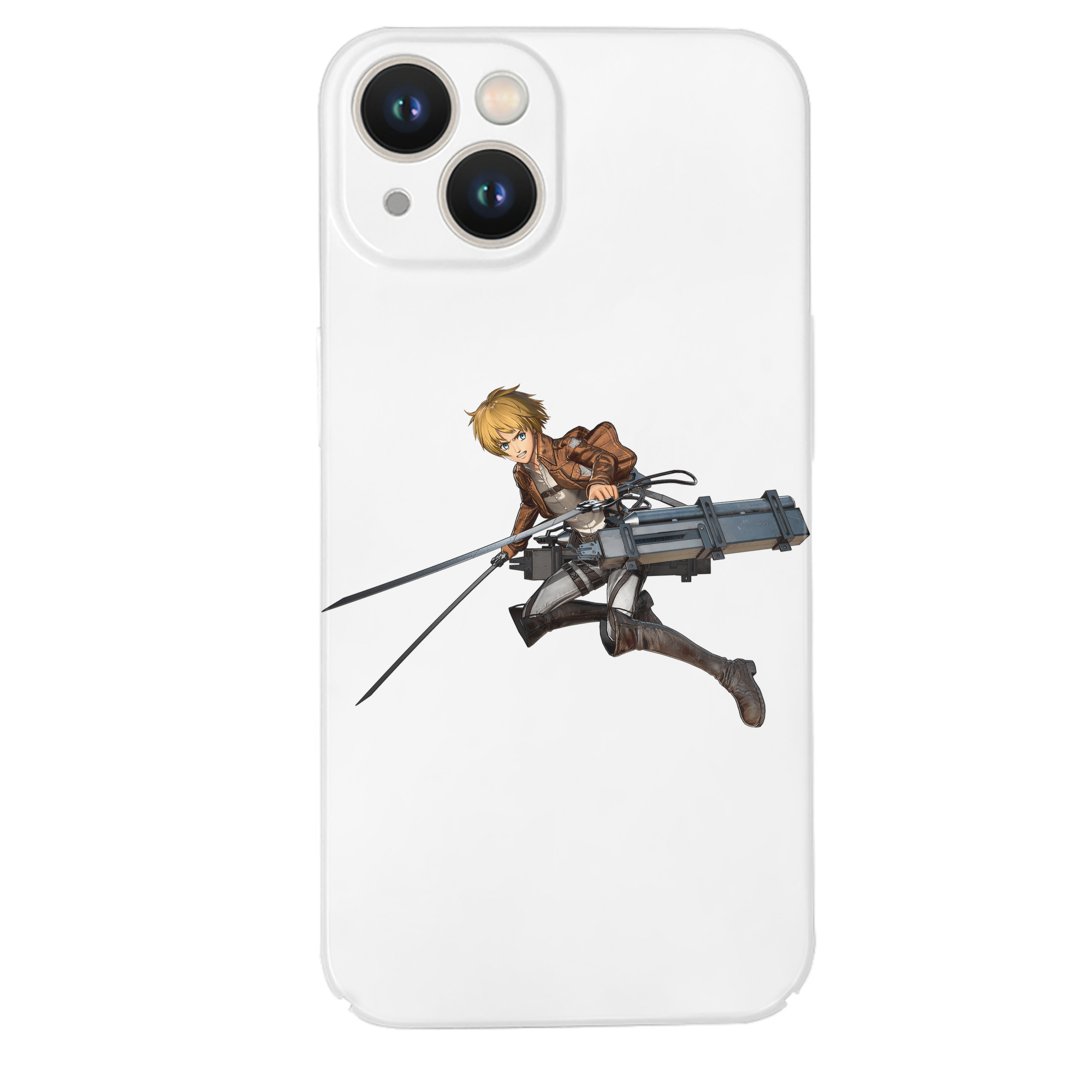 （画像用） 進撃の巨人 アルミン·アルレルト Attack on Titan Armin Arlert 【iPhone 14シリーズ対応】ハードケース